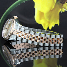 Lade das Bild in den Galerie-Viewer, Rolex Datejust Medium Stahl/Rosegold Ref : 178271 mit Rolex Box &amp; Papiere
