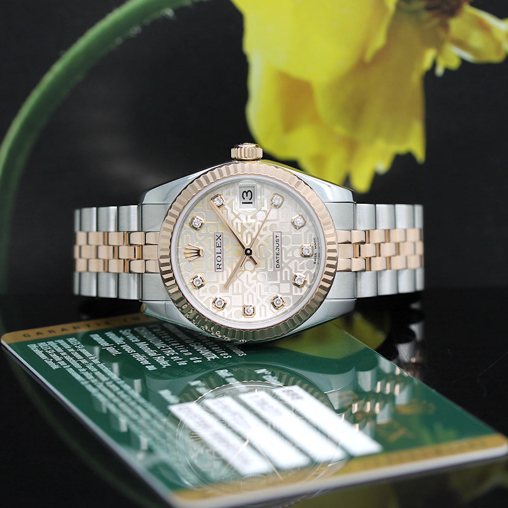 Rolex Datejust Medium Stahl/Rosegold Ref : 178271 mit Rolex Box & Papiere