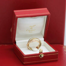 Lade das Bild in den Galerie-Viewer, Les must de Cartier Trinity Tricolour 18KT Gold mit Cartier Box in Gr. 51
