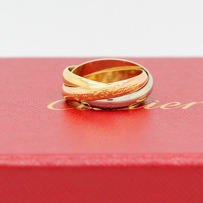 Cartier Trinity Tricolour 18KT Gold mit Cartier Box in Gr. 54