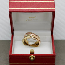 Lade das Bild in den Galerie-Viewer, Cartier Trinity Tricolour 18KT Gold mit Cartier Box in Gr. 55
