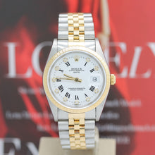 Lade das Bild in den Galerie-Viewer, Rolex Date Stahl/Gold Ref : 15223 mit Rolex Box von 1990
