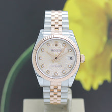 Lade das Bild in den Galerie-Viewer, Rolex Datejust Medium Stahl/Rosegold Ref : 178271 mit Rolex Box &amp; Papiere
