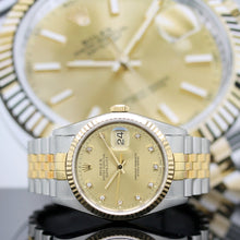 Lade das Bild in den Galerie-Viewer, Datejust Stahl/Gold Ref : 16233
