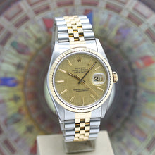 Lade das Bild in den Galerie-Viewer, Datejust Stahl/Gold Ref : 16233
