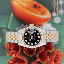 Lade das Bild in den Galerie-Viewer, Rolex Lady Datejust Stahl/Rosegold Ref: 179171 mit Box &amp; Papiere von 2009
