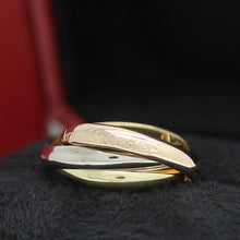 Lade das Bild in den Galerie-Viewer, Cartier Trinity Tricolour 18KT Gold mit Cartier Box in Gr. 55
