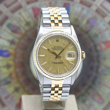 Lade das Bild in den Galerie-Viewer, Datejust Stahl/Gold Ref : 16233
