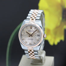 Lade das Bild in den Galerie-Viewer, Rolex Datejust Medium Stahl/Rosegold Ref : 178271 mit Rolex Box &amp; Papiere
