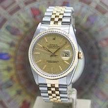 Lade das Bild in den Galerie-Viewer, Datejust Stahl/Gold Ref : 16233
