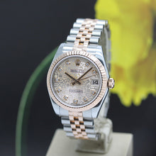 Lade das Bild in den Galerie-Viewer, Rolex Datejust Medium Stahl/Rosegold Ref : 178271 mit Rolex Box &amp; Papiere
